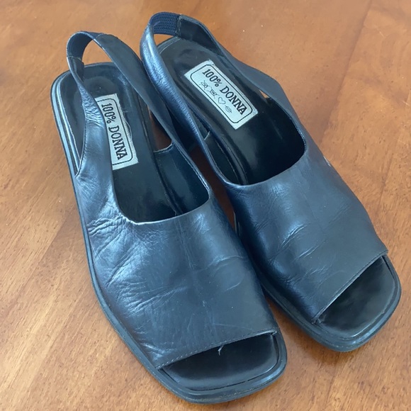 Vintage Womans chunky heels - Picture 2 of 5